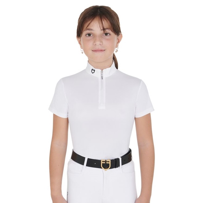 POLO DA CONCORSO EQUESTRO BIMBA M/C Junior, Manica Corta 